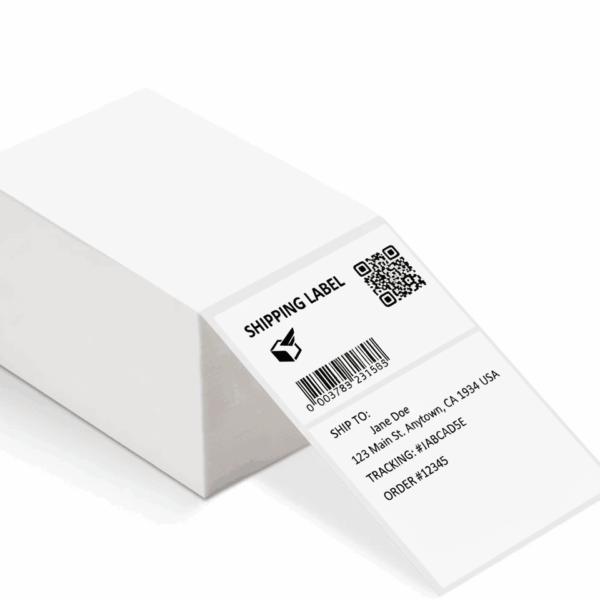 Fanfold 4x6 Direct Thermal Labels - 500 Compatible Labels