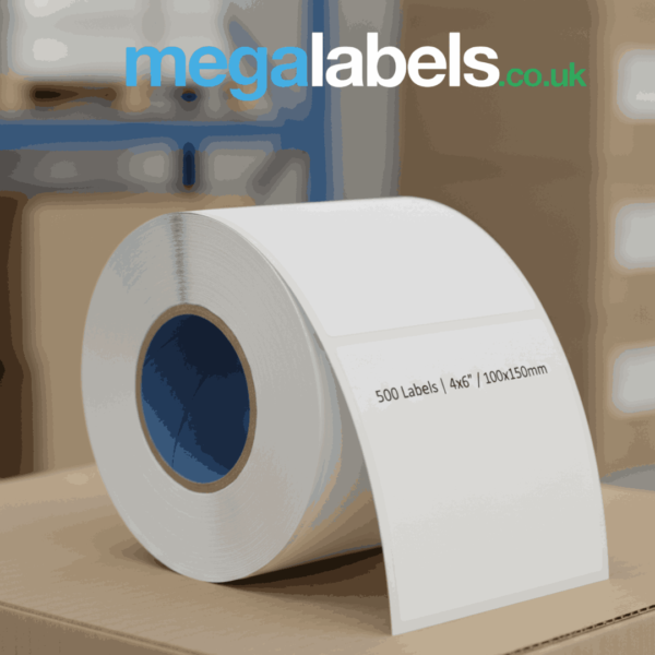 100mm x 150mm Thermal Labels 500 4x6 Compatible Labels
